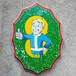 Pip boy custom painting on wood